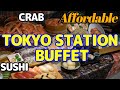 Sub buffet de la gare de tokyo  crabe sushis nourriture japonaise et occidentale  volont 
