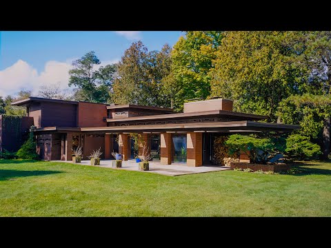 Video: Bazett House: Frank Lloyd Wright v severnej CA