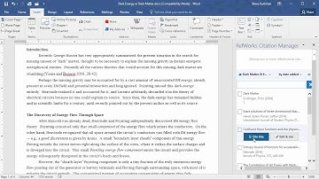 RefWorks Citation Manager