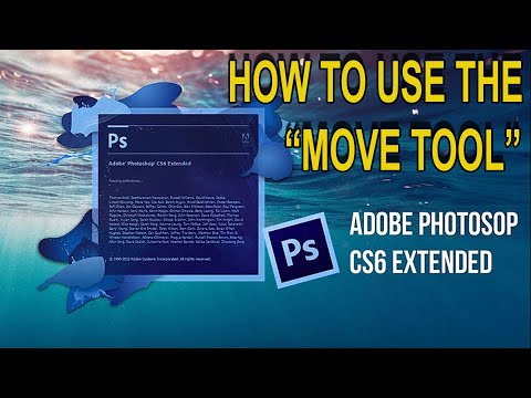 ADOBE PHOTOSHOP paano gamitin ang move tool for beginners