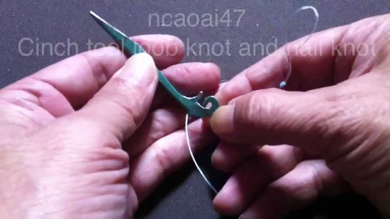 Fishing knot Easy tie nail knot and loop knot Dụng cụ tuyệt vời cho