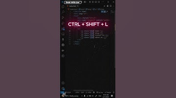 VS Code Shortcut #2: Edit Multiple Lines at Once! 💡 #shorts #coding   #vscode  #shortcut