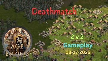 Deathmatch Age of Empires: Definitive Edition 2v2 Gameplay – 17-08-2025 – Rise of Centurions