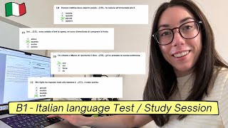25min ITALIAN TEST/STUDY SESSION B1 level 🇮🇹 Put Your Italian Knowledge into Practice! (Subtitles)
