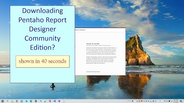Where to download the Pentaho Report Designer Community Edition from?