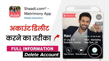Hoe verwijder ik mijn Shaadi.com-account? | Hoe verwijder ik mijn account uit de Shaadi.com-app?