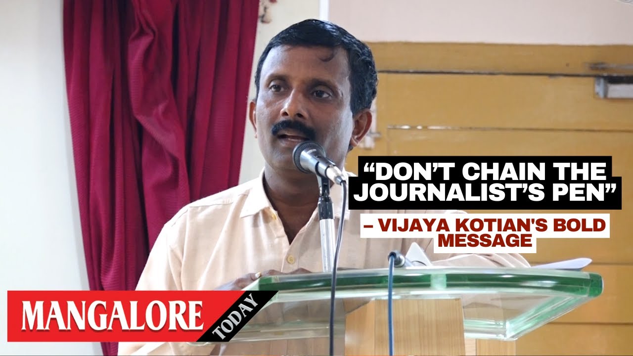 “Don’t Chain the Journalist’s Pen” | Strong Words from Vijay Kotian