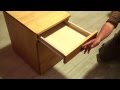 【デザイン家具.com】 高級家具 無垢材を使用したサイドワゴン デスク収納