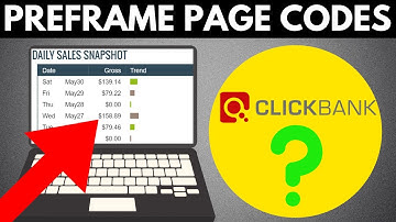 How To Promote Clickbank Products With Bing Ads: Video 6 - Preframe Page Codes