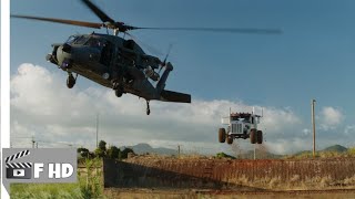 Fast \& Furious Presents: Hobbs \& Shaw (2019) Helicopter \& Truck fight scene (9\/11) Movies clips