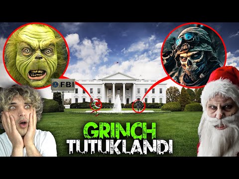 NOEL BABA ve FBI - YEŞİL ADAM GRİNCH TUTUKLADI !! - ( SANTA CLAUS vs GRİNCH vs POLİCE ) 😱 Mert Yazar