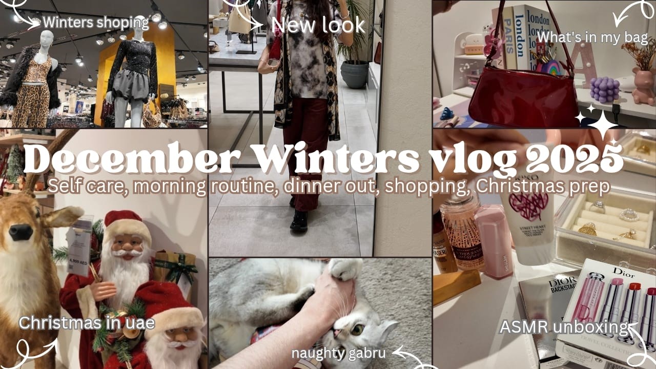 Cosy Winter Days in UAE❄️| Morning Routine, Dinner, shopping & Christmas prep🎄| Winter Reset 2025!☃️