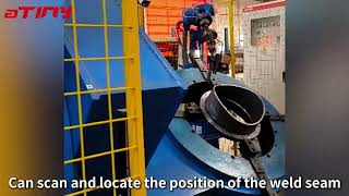 Atiny Laser Seam Tracking System Integrates With Yaskawa Robots For Flange Welding In Pipelines