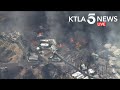 Brush Fire Engulfs Mobile Home Park Near Calimesa, California