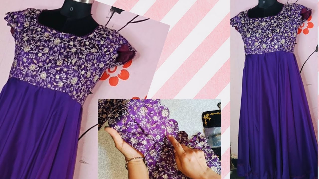 Prince cut Long dress cutting ✂️ and stitching || umbrella dress cutting and stitching |