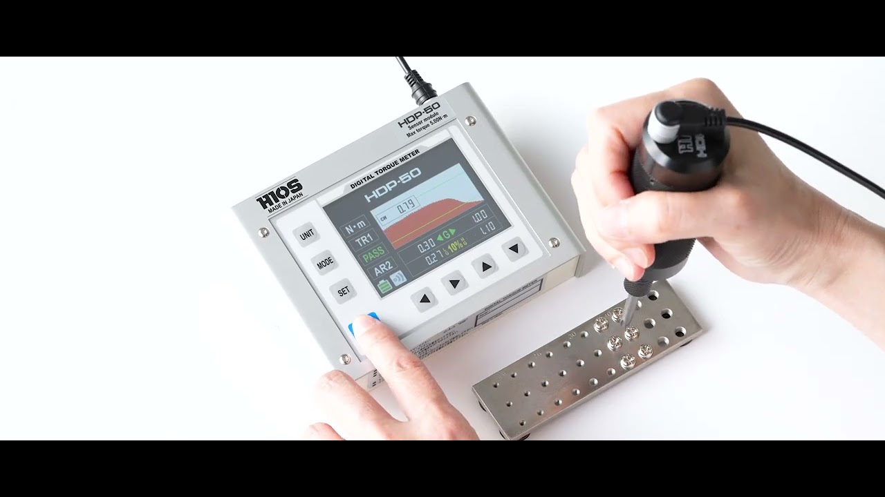 NEW HIOSトルク計測器 HDPシリーズ／トルク波形＆Bluetoothワイヤレス
