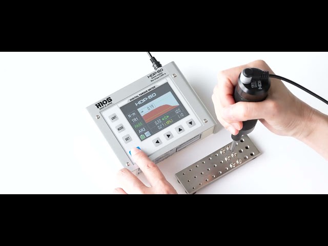 NEW HIOSトルク計測器 HDPシリーズ／トルク波形＆Bluetoothワイヤレス