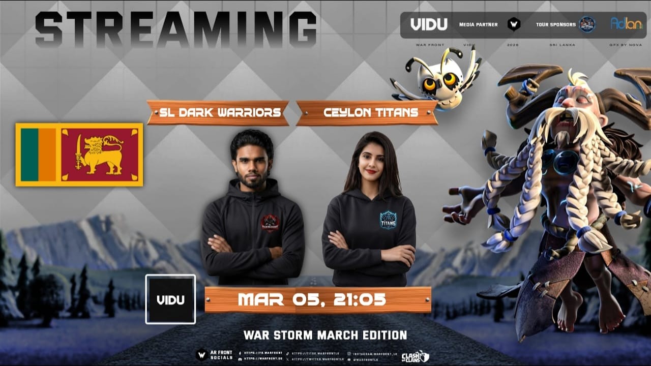 ⚡Warstorm March Edition ⚔️ Top 8 Round 1 | Sri Lanka CoC Showdown!