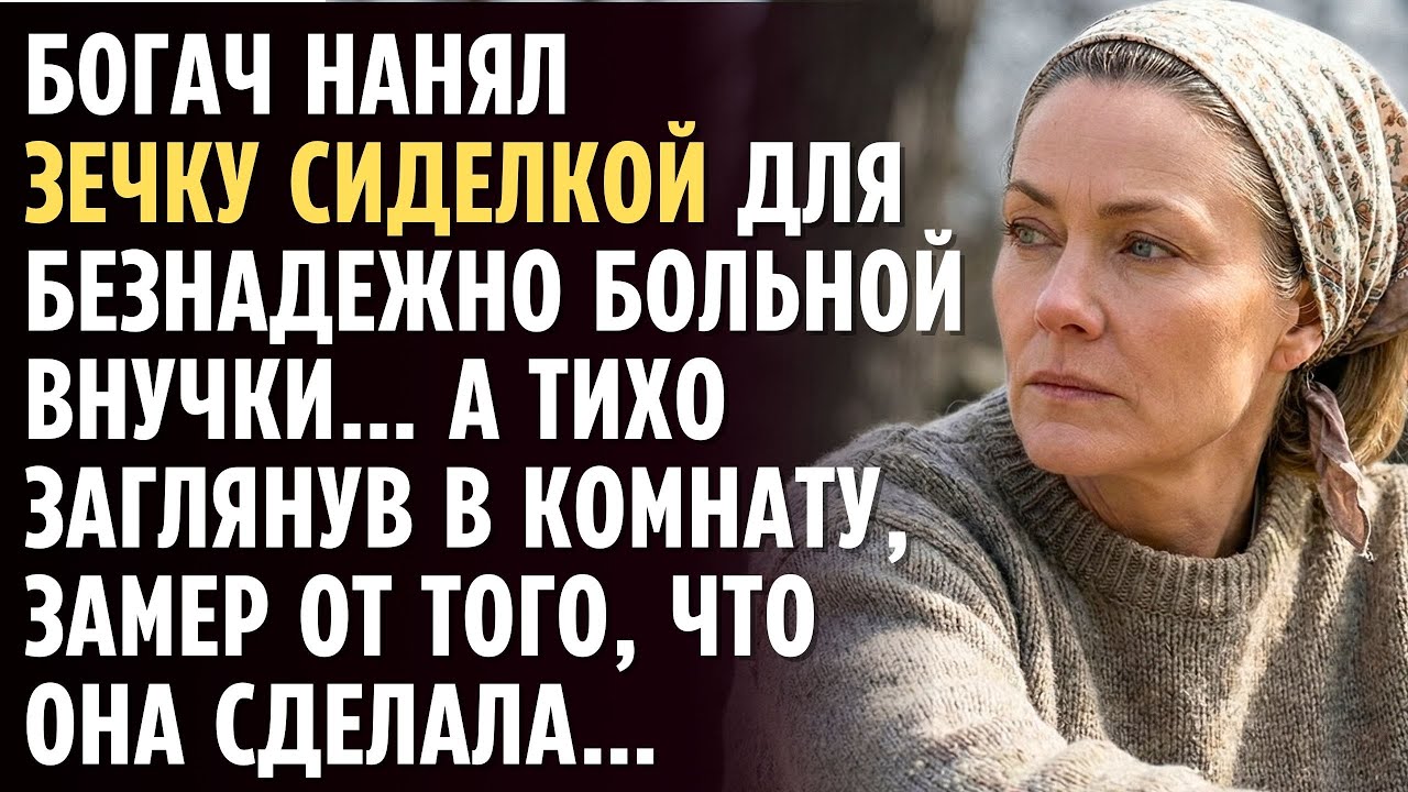 Богач нанял ЗЕЧКУ сиделкой для безнадежно больной дочери… А тихо заглянув в комнату, замер...