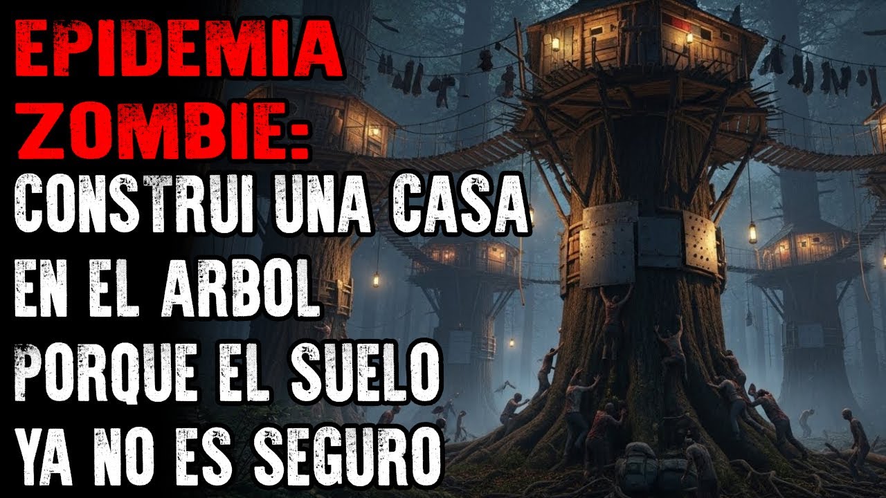 BROTE ZOMBIE: CONSTRUI UNA CASA EN EL ARBOL PORQUE EL SUELO YA NO ES SEGURO | CREEPYPASTA