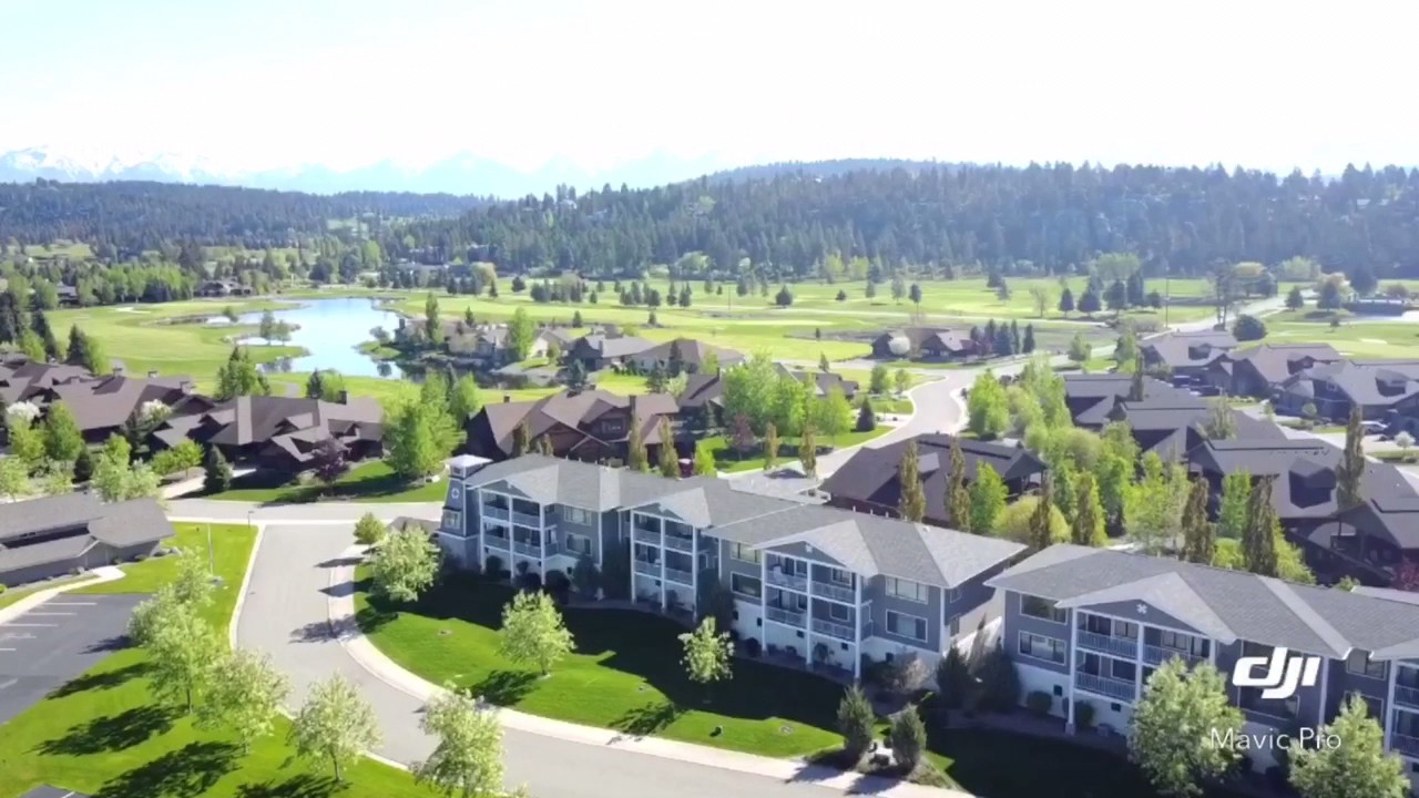 DJI Mavic Montana's Eagle Bend Golf, Bigfork, MT. YouTube
