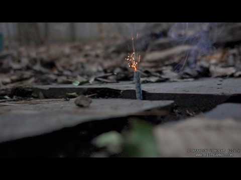 Fire Cracker Exploding in Super Slow Motion