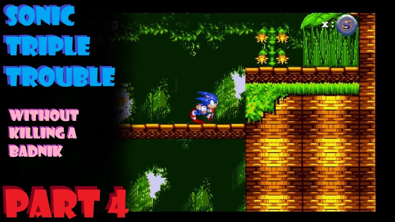 Can I beat Sonic Triple Trouble without killing a Badnik? Part 4 - YouTube
