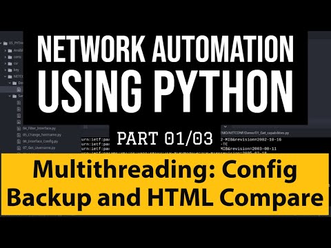 Cisco Config Backup Multithreading and Config Compare using DiffLib Python : compare config in HTML