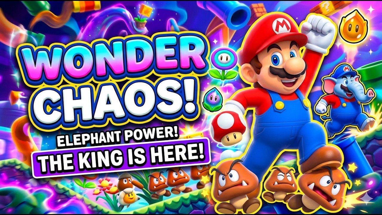 Super Mario Bros Wonder Flower Kingdom play through 1