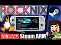 Ahora SÍ ROCKNIX con Steam ARM 🔥 La Steam Deck ARM cada vez más cerca (Test AYN ODIN2)
