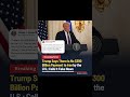 Trump Says There Is No $300 Billion Payment to Iran #donaldtrump #iran #usiran #diplomacy #economy