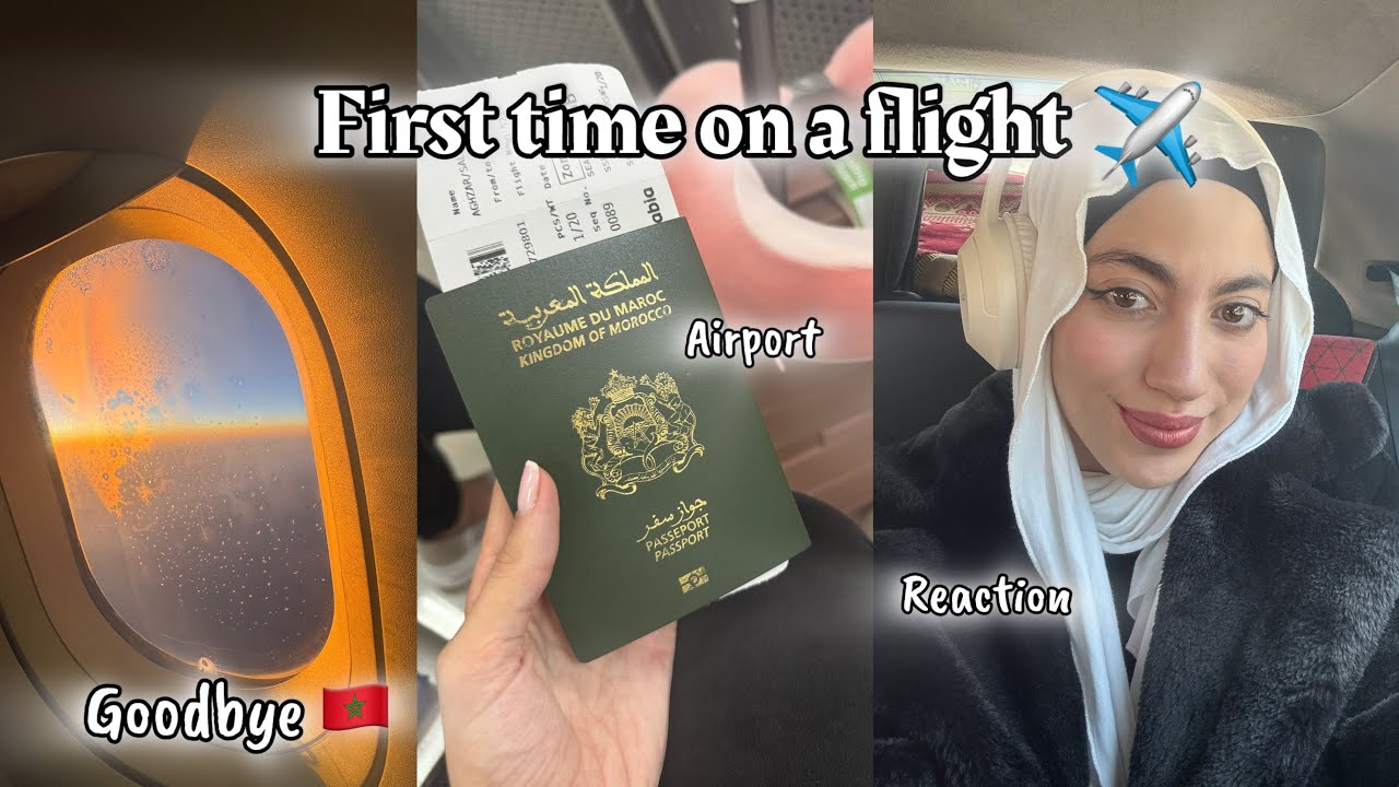 أول مرة نركب طيارة!! Flying for the First Time 🛫😱