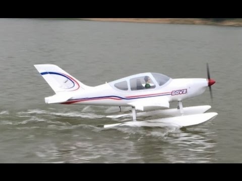 非常に手の込んだ作り　オリジナル飛行艇　ラジコン水上機　スパン1410mm ホビーショップ雷 で買った ラジコン水上機 を飛ばしてみたら