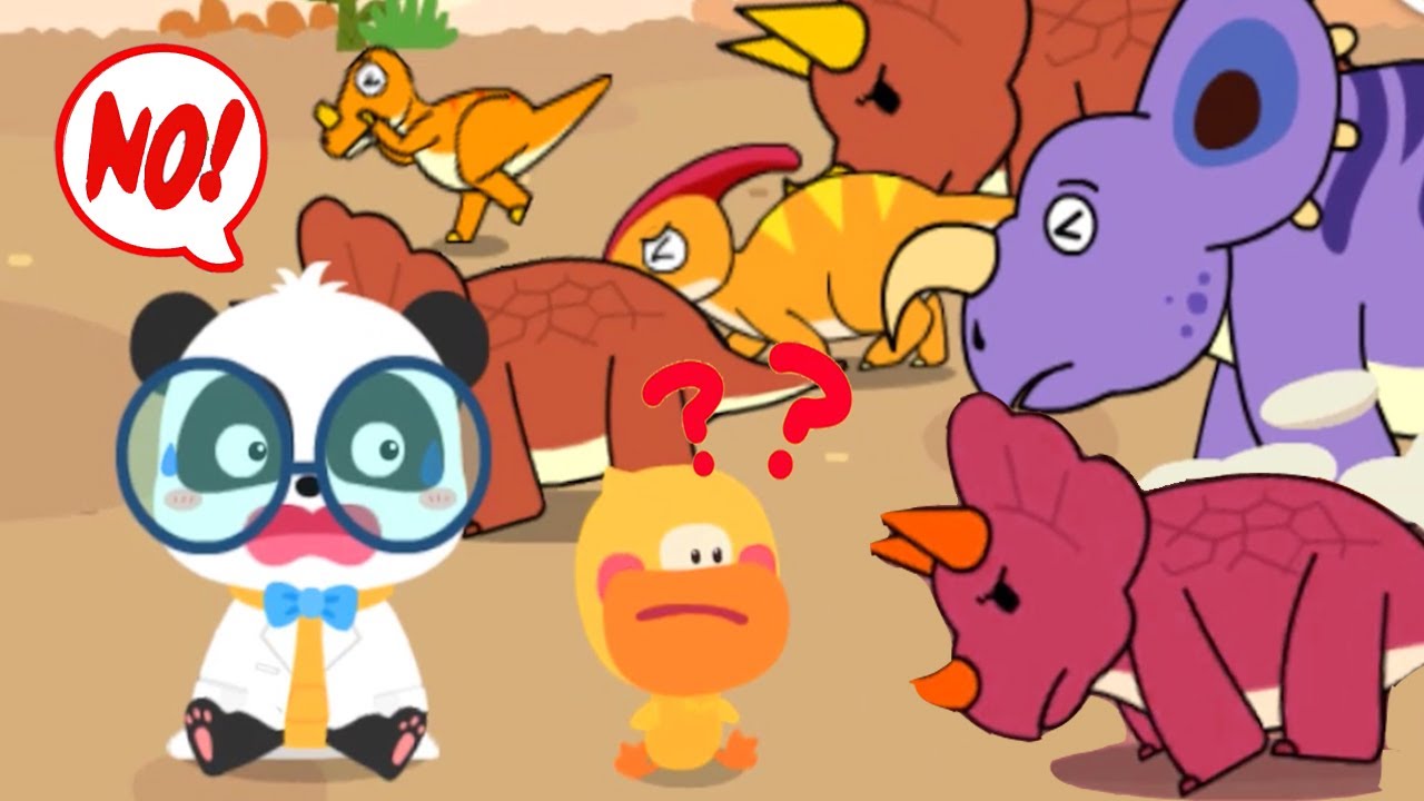 Little Panda's World: Life of Dinosaurs - Learn About the World of Dinosaurs - Babybus Games