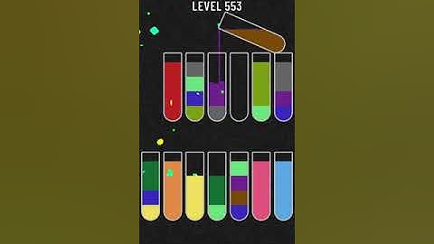 Water Sort Puzzle   level 553 !!! Mobile Cell Phone Game Walkthrough Android / Apple