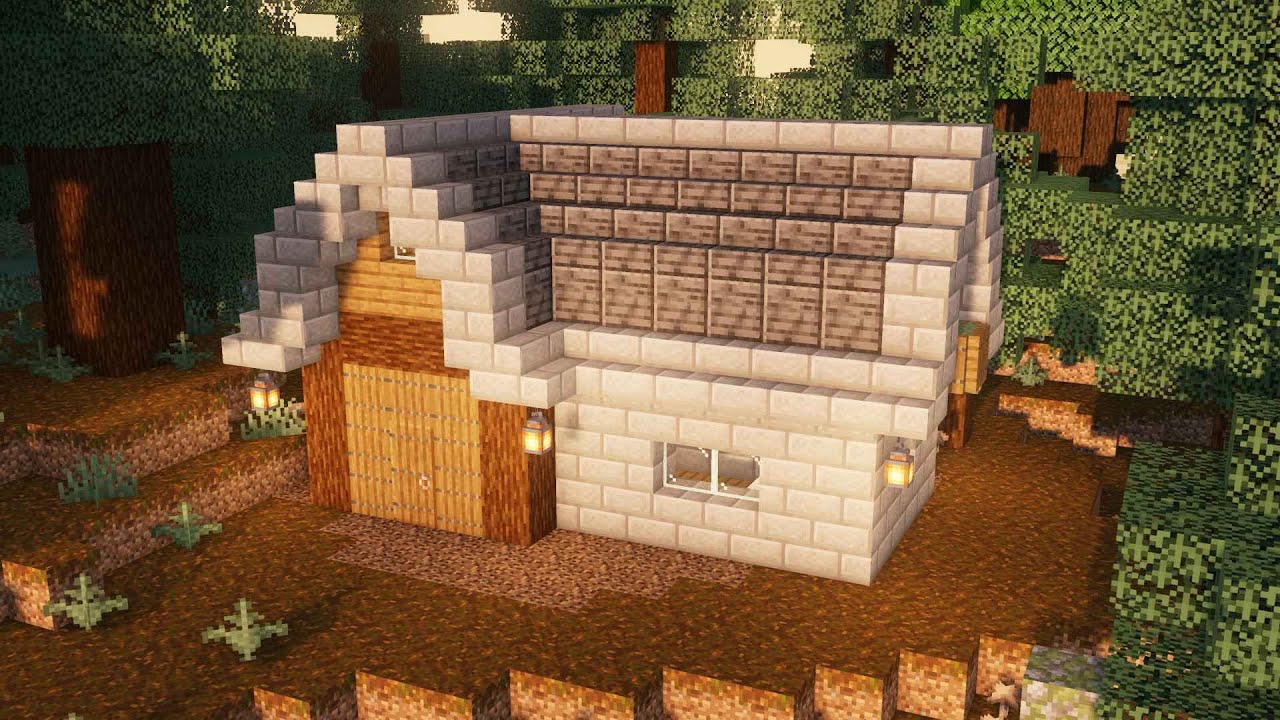 How to Build a Cozy Cabin in Minecraft - YouTube