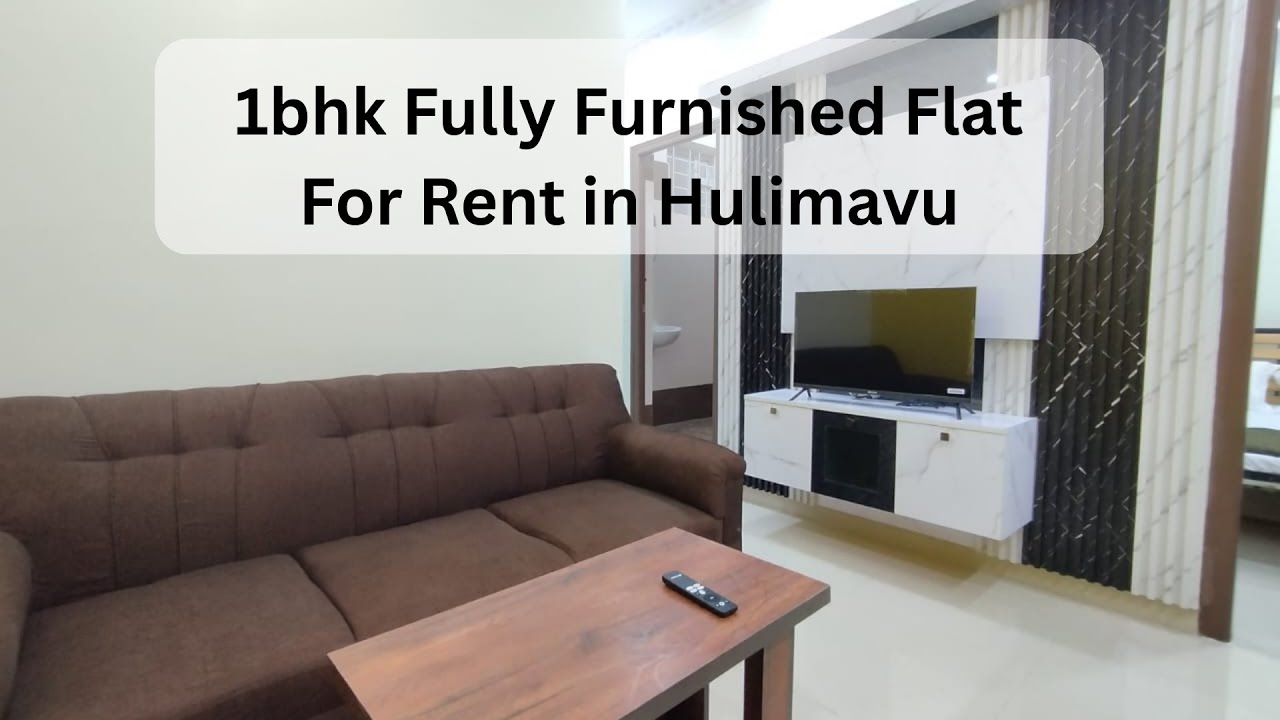 Affordable 1bhk Fully furnished flat for Rent in Hulimavu Alt