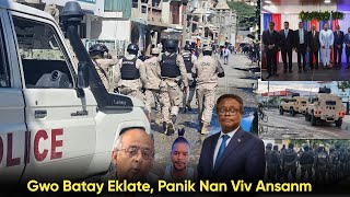 WOY APÈD AL REPONN KESYON LAPOLIS, GWO DEBLOZAY PETE ANT CPT A AK ANBASAD YO..GAD SAK RIVE 2 POLISYE