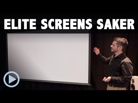 Motorleinwand Elite Screens Saker Max White Test