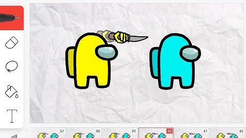 How To Make Among us Animation On Flipaclip (Finger Animation Process)