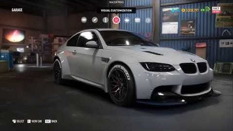 BMW M3 E92 Race Customization - NFS Payback