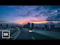 Dawn Drive from Tokyo to Chiba / 8K 60fps HDR / Calm Lofi Music
