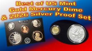 Best of US Mint Gold Mercury Dime & 2026 Silver Mint Set Unboxing