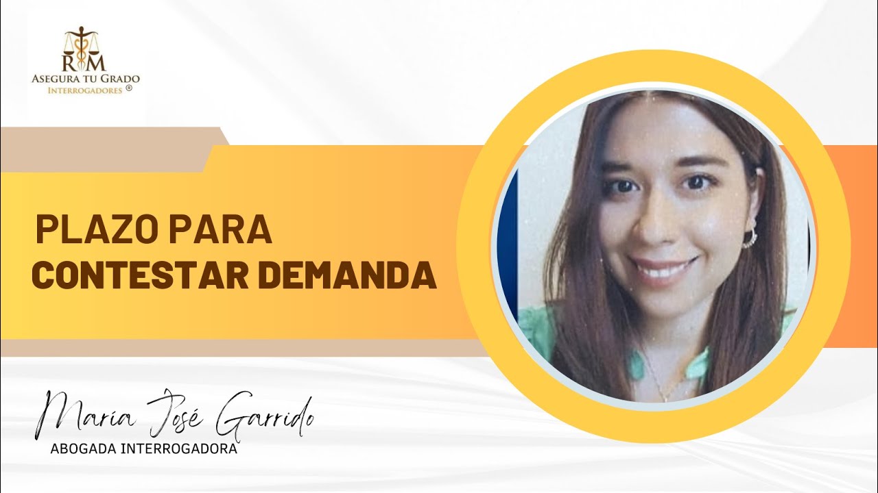 ¿Cuanto es el plazo para contestar la demanda en el Juicio Ordinario