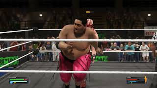 WWE 2k23 ヨコズナvsベイダー CPU戦観戦#2