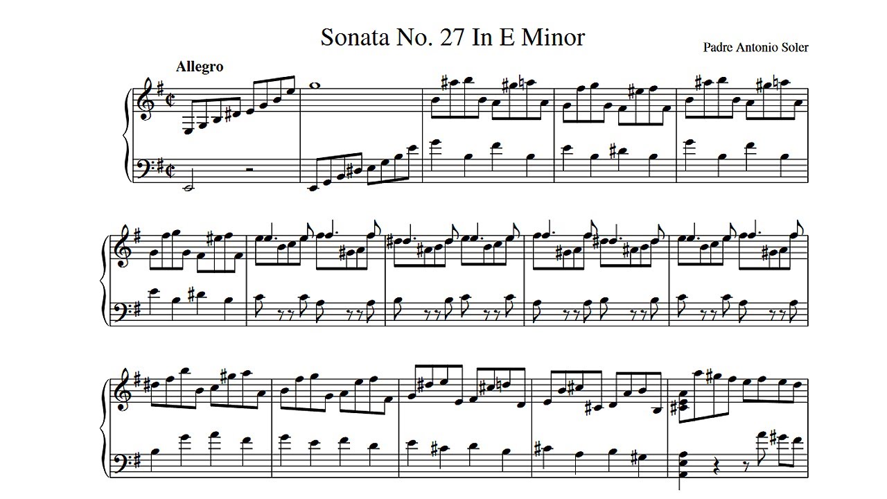 Antonio Soler: Sonata in E Minor R. 27 - Igor Kipnis, 1980