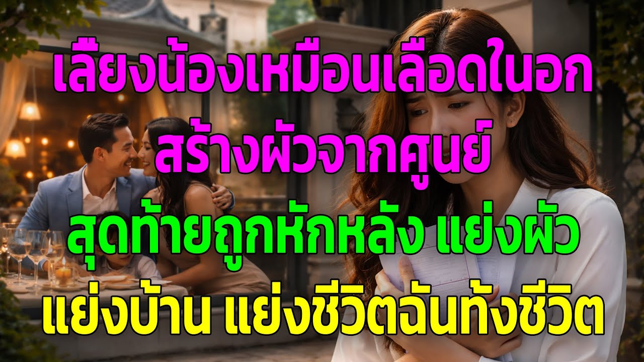 เลี้ยงน้องเหมือนเลือดในอก สร้างผัวจากศูนย์ สุดท้ายถูกหักหลัง แย่งผัว แย่งบ้าน แย่งชีวิตฉันทั้งชีวิต