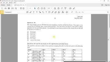 QMI1500 OctNov part 2 past paper Quantitative Modelling Questions & Answers covering Past Paper calc