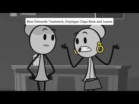 Boss Demands Teamwork, Employee Claps Back and Leaves