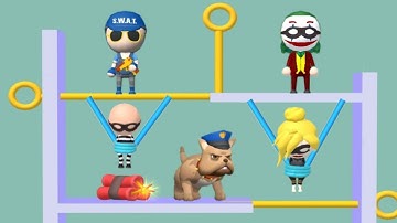 Squid Pin 3D - Pull The Pin - Android Gameplay Walkthrough Levels (63 to 74) part #3